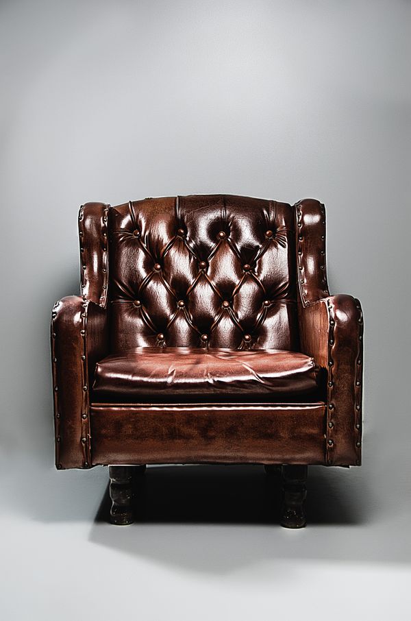 Armchair preview, re-covered in the selected fabric